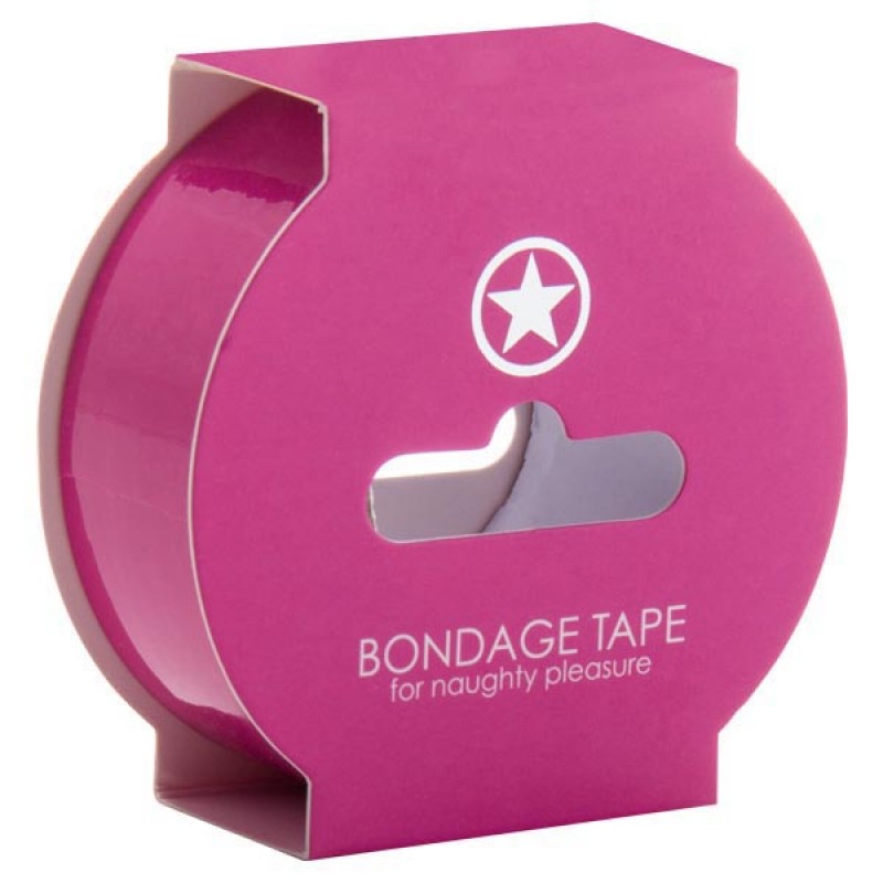 OUCH! Non Sticky Bondage Tape - 17.5m - Pink